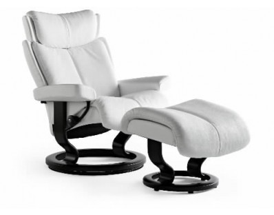 Ekornes Stressless Magic Recliner with Ottoman