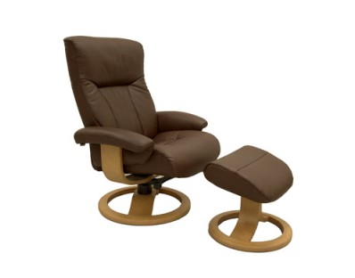 Fjords Scandic Recliner with Ottoman