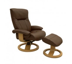 Fjords Scandic Recliner with Ottoman