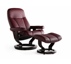 Ekornes Stressless Consul Recliner with Ottoman
