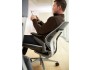 Steelcase Gesture Office Chair with Shell Back and Light/Dark Color Scheme and Coconut Cogent Connect material