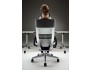 Steelcase Gesture Office Chair with Wrapped Back and Light/Light Color Scheme and Graphite Cogent Connect material