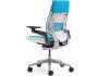 Steelcase Gesture Office Chair with Wrapped Back Side Light/Light Blue Jay Cogent Connect